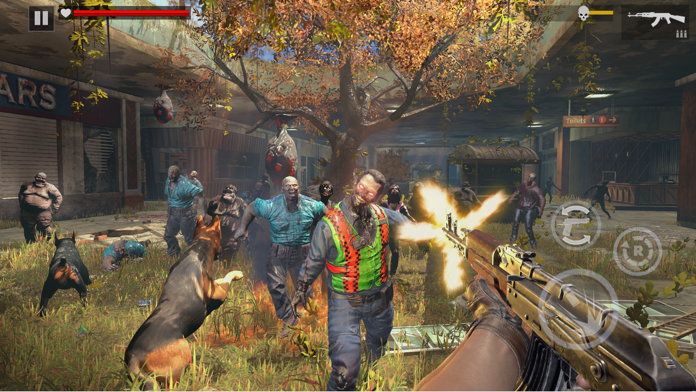 Zombie Fire 3D: Offline Game 게임 스크린샷