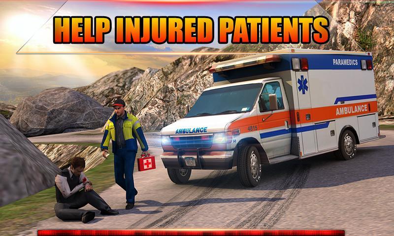 Ambulance Rescue Driving 2016 게임 스크린샷