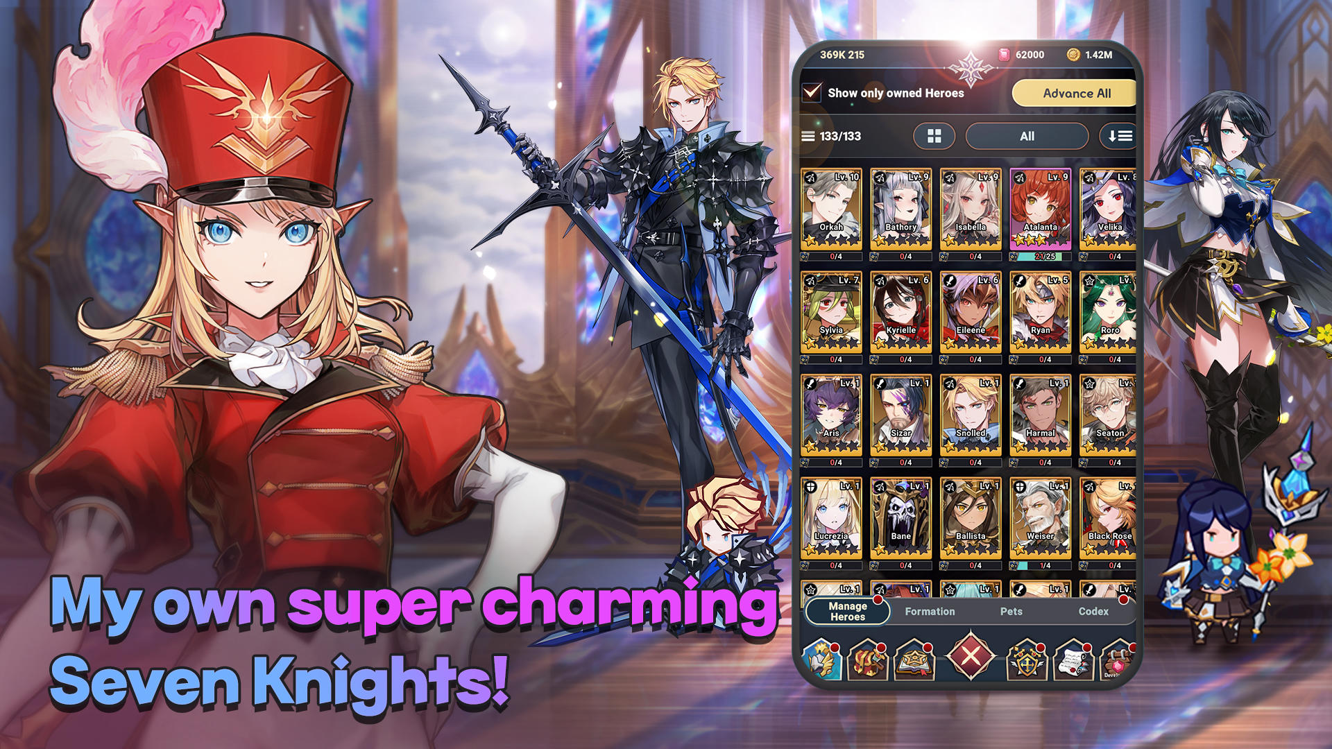 Seven Knights Idle Adventure Game Screenshot