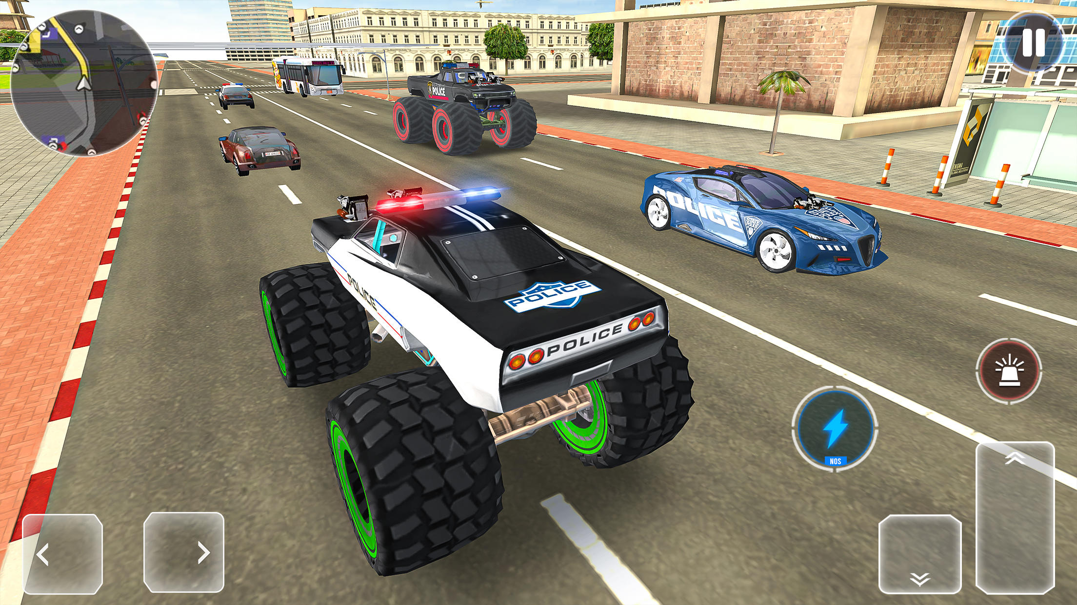 US Police Car Cop Simulator Game Screenshot