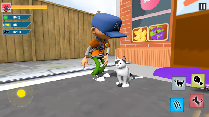 Captura de Tela do Jogo My Virtual Cat Life Simulator