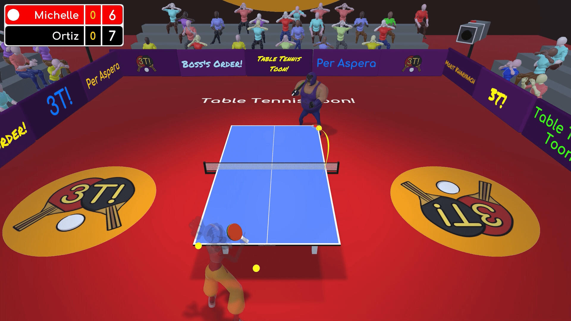 Table Tennis Toon!遊戲截圖
