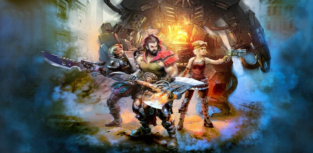 Banner of Regular Heroes and Robots 