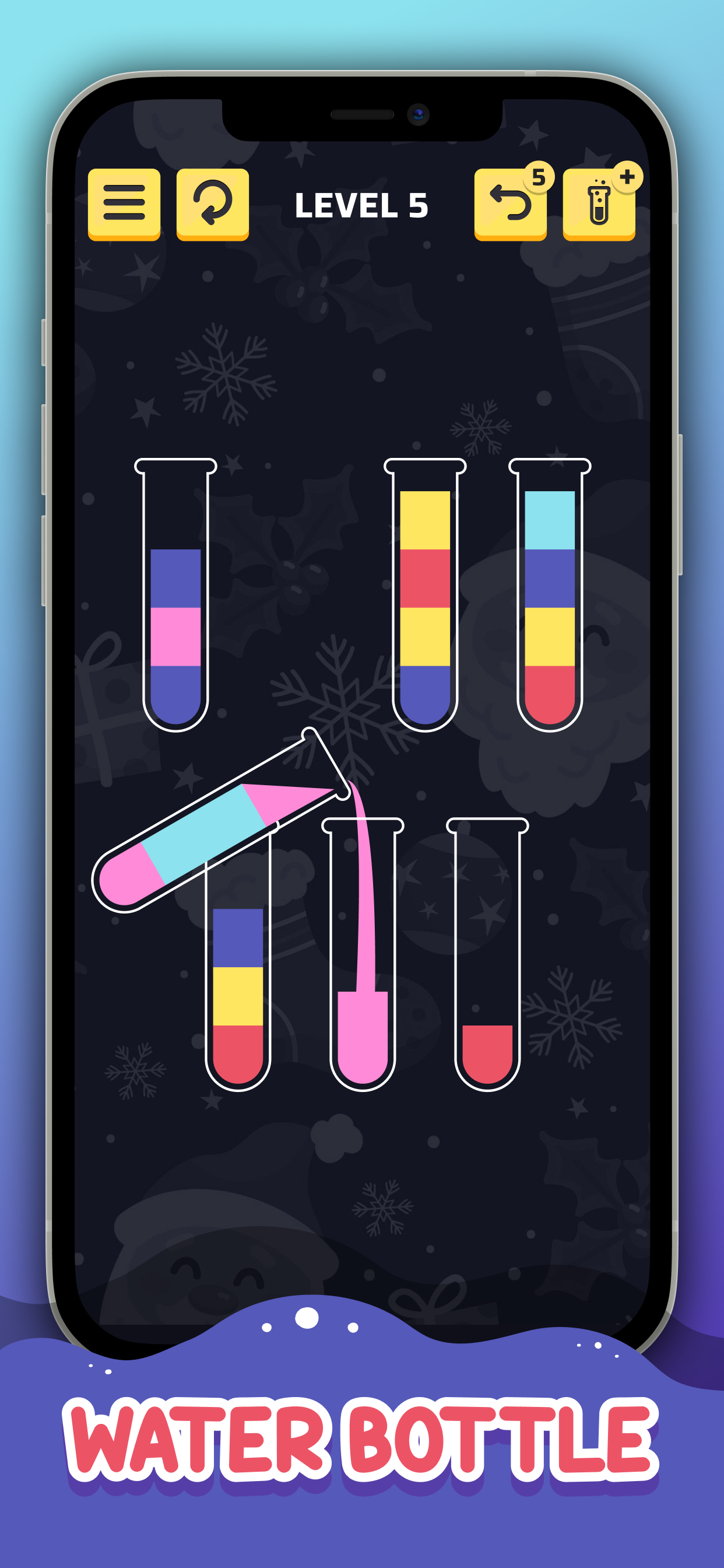 Screenshot of Water Sort Puzzle Sorting Game