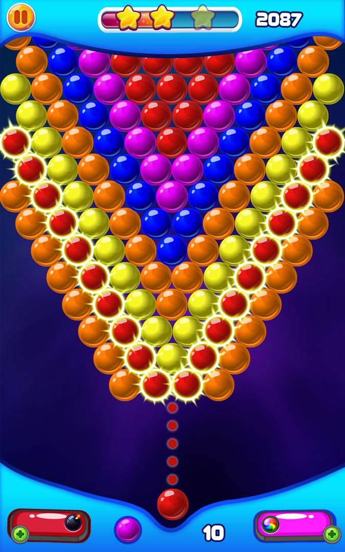 Bubble Shooter 2 screenshot game