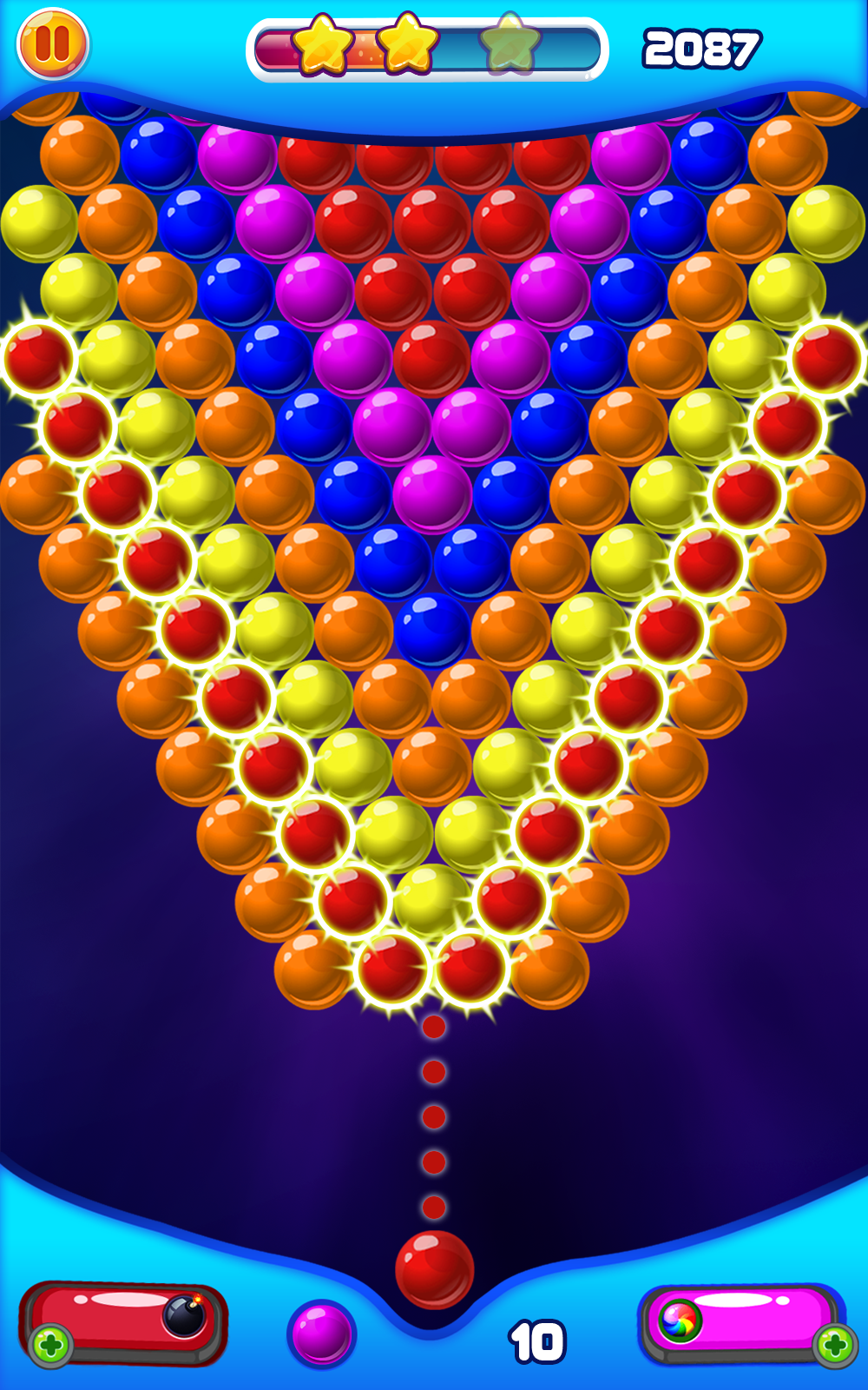 Bubble Shooter 2 ภาพหน้าจอเกม