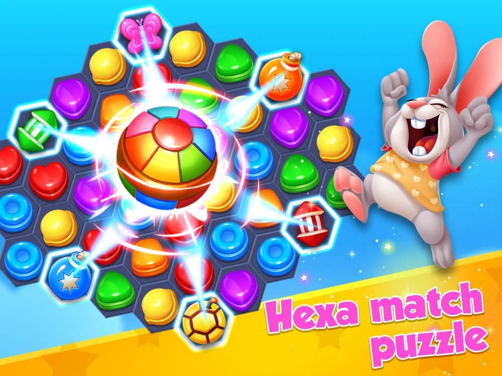 Candy Party Hexa Puzzle ภาพหน้าจอเกม
