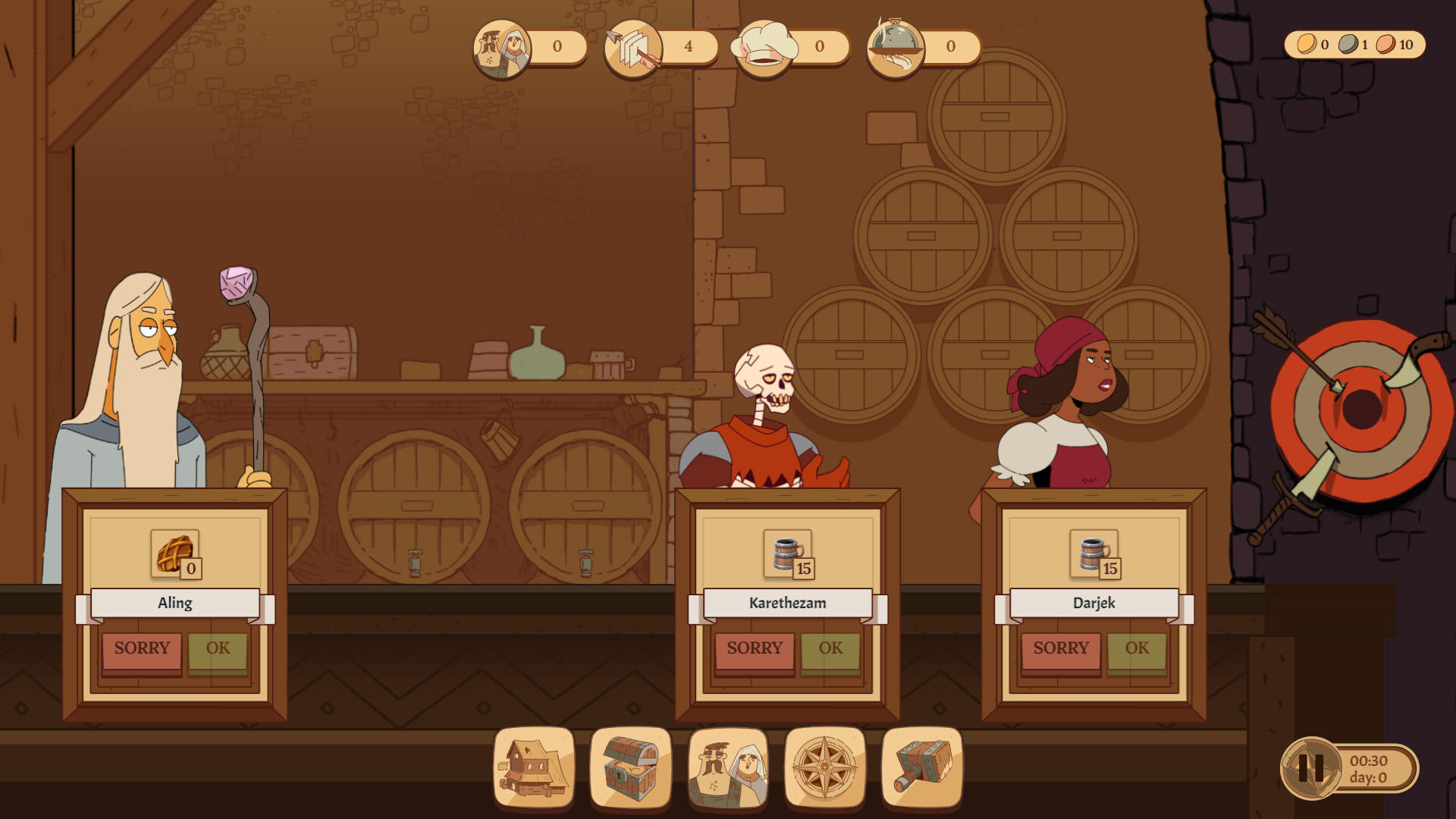 Screenshot of Tavern Ventures: Guilds & Tales