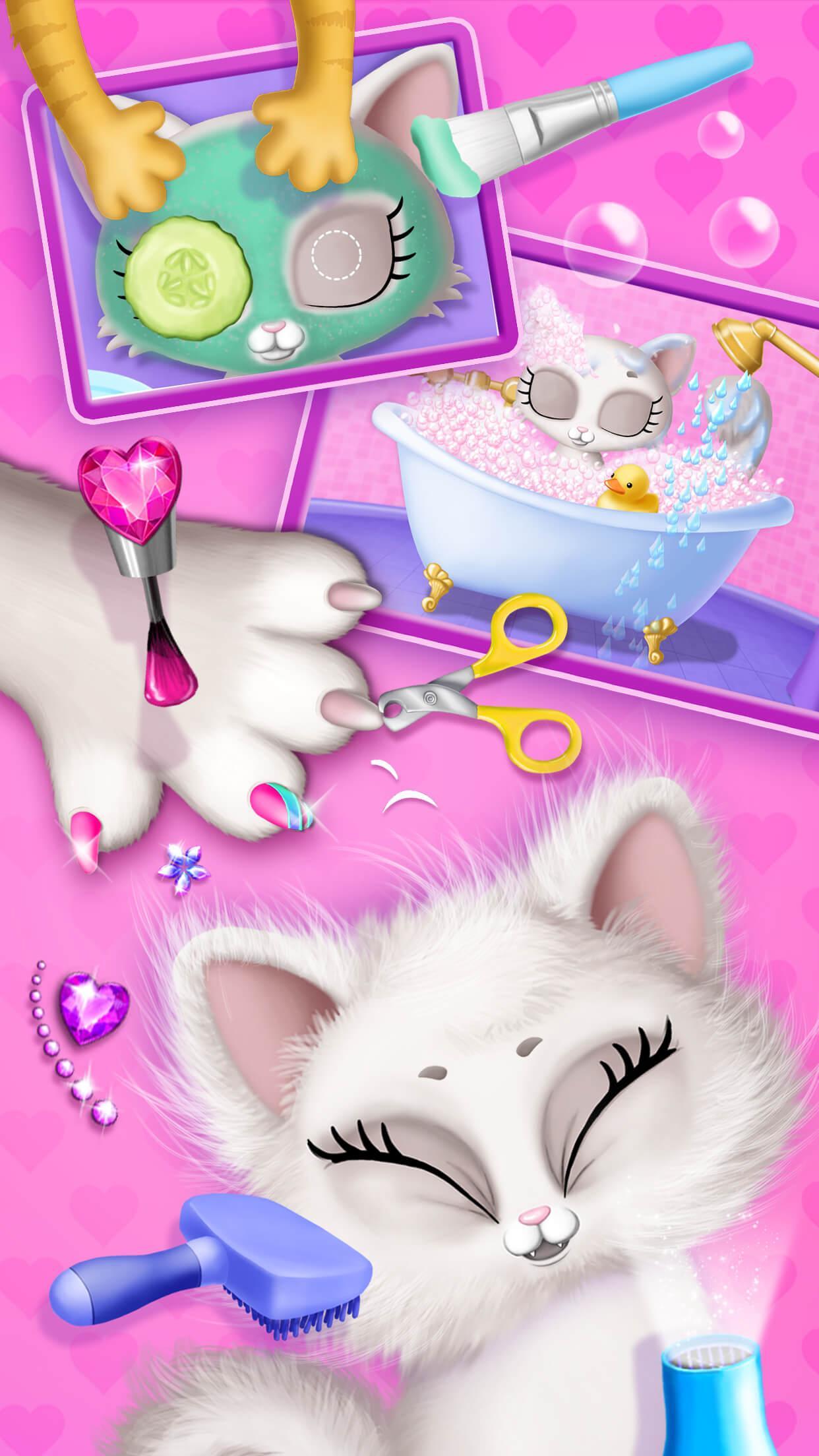 Kitty Meow Meow - My Cute Cat Day Care & Fun ゲームのスクリーンショット
