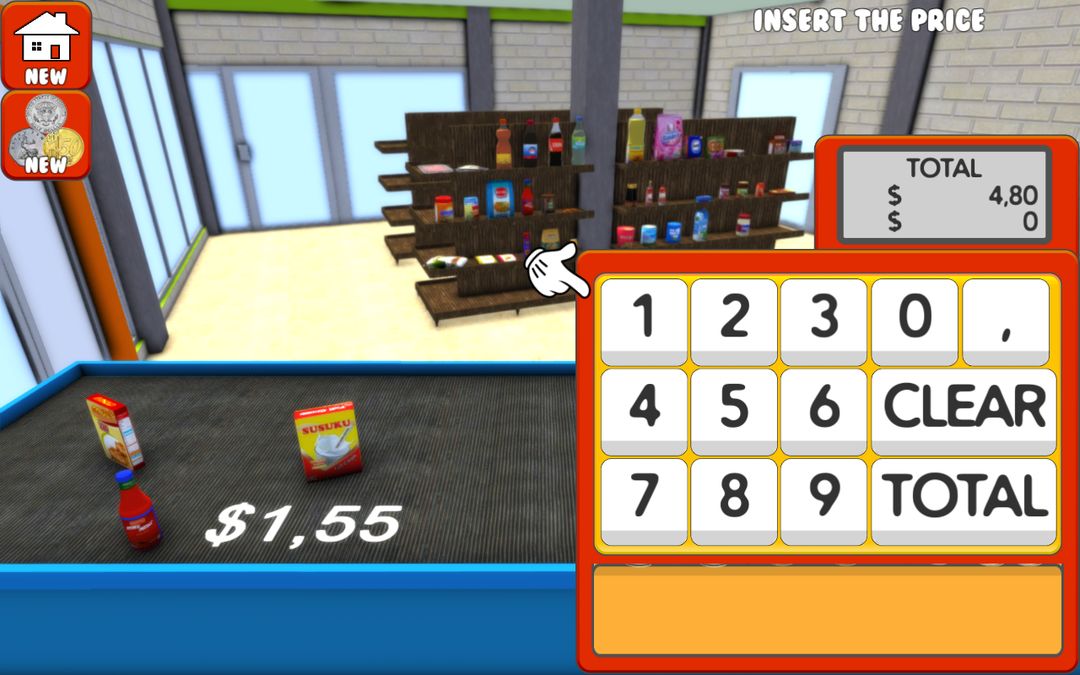 Screenshot of Kids Self Scan Supermarket Sim