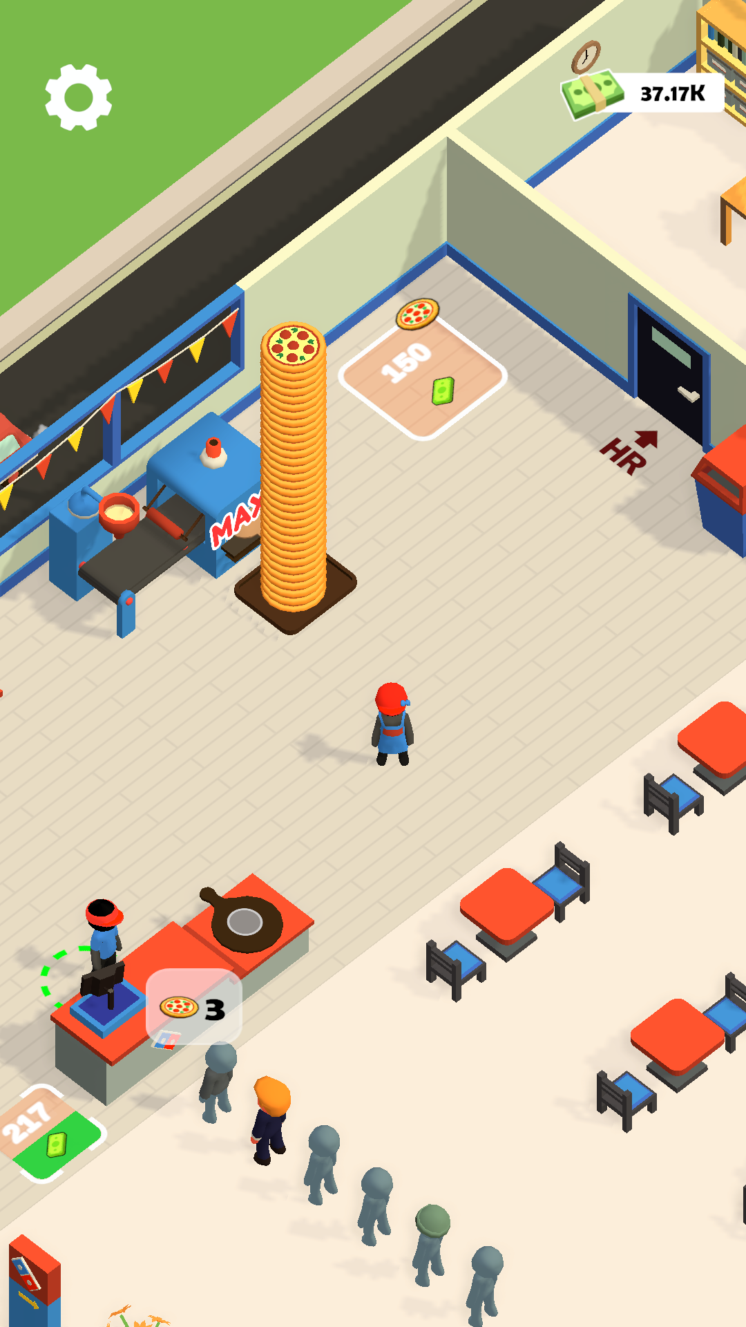 Pizza Tycoon Idle Game Screenshot