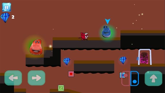 Blue Steak Alien Charlie Game Screenshot