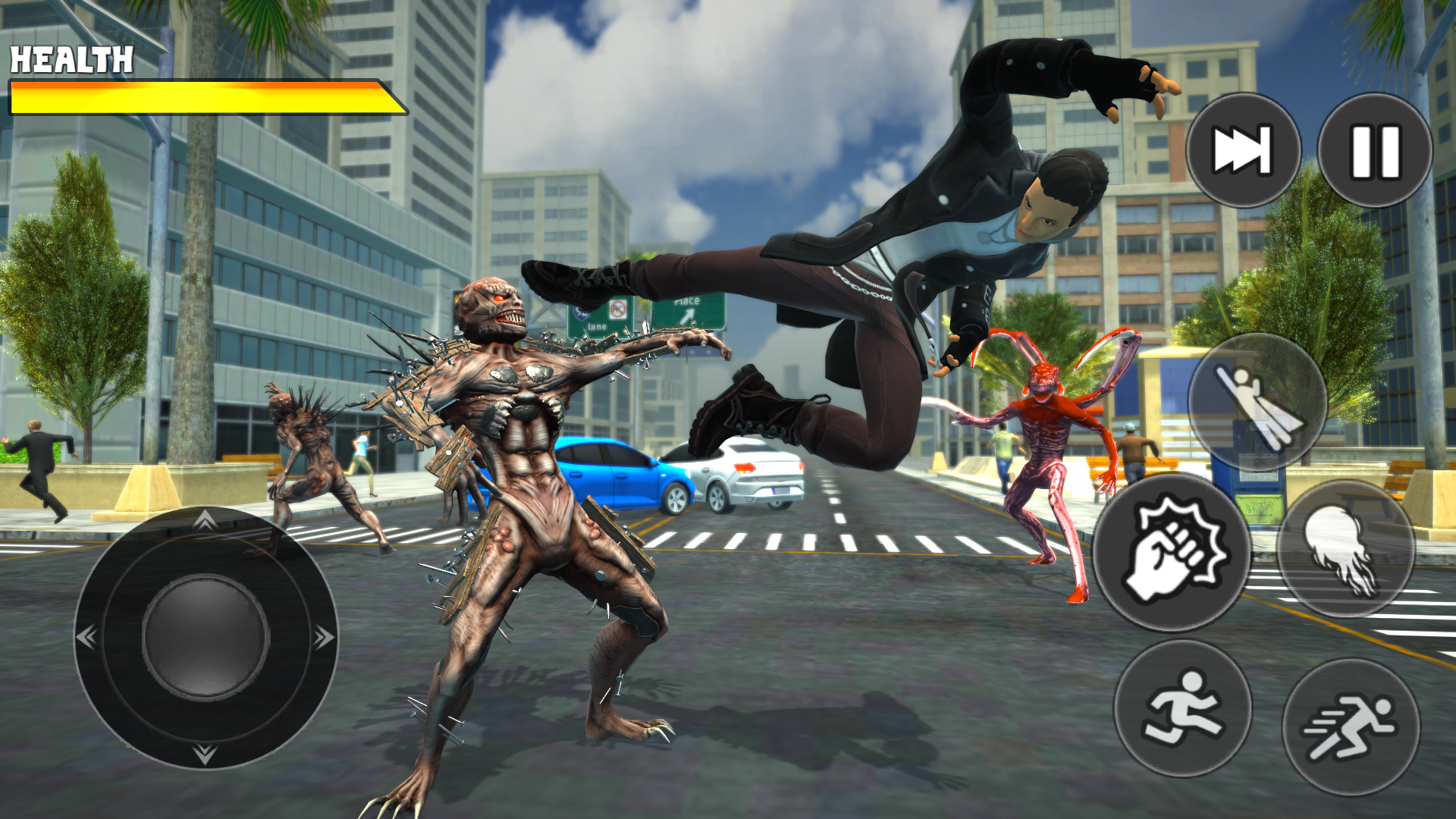 Gangster Crime Super Rope Hero Game Screenshot