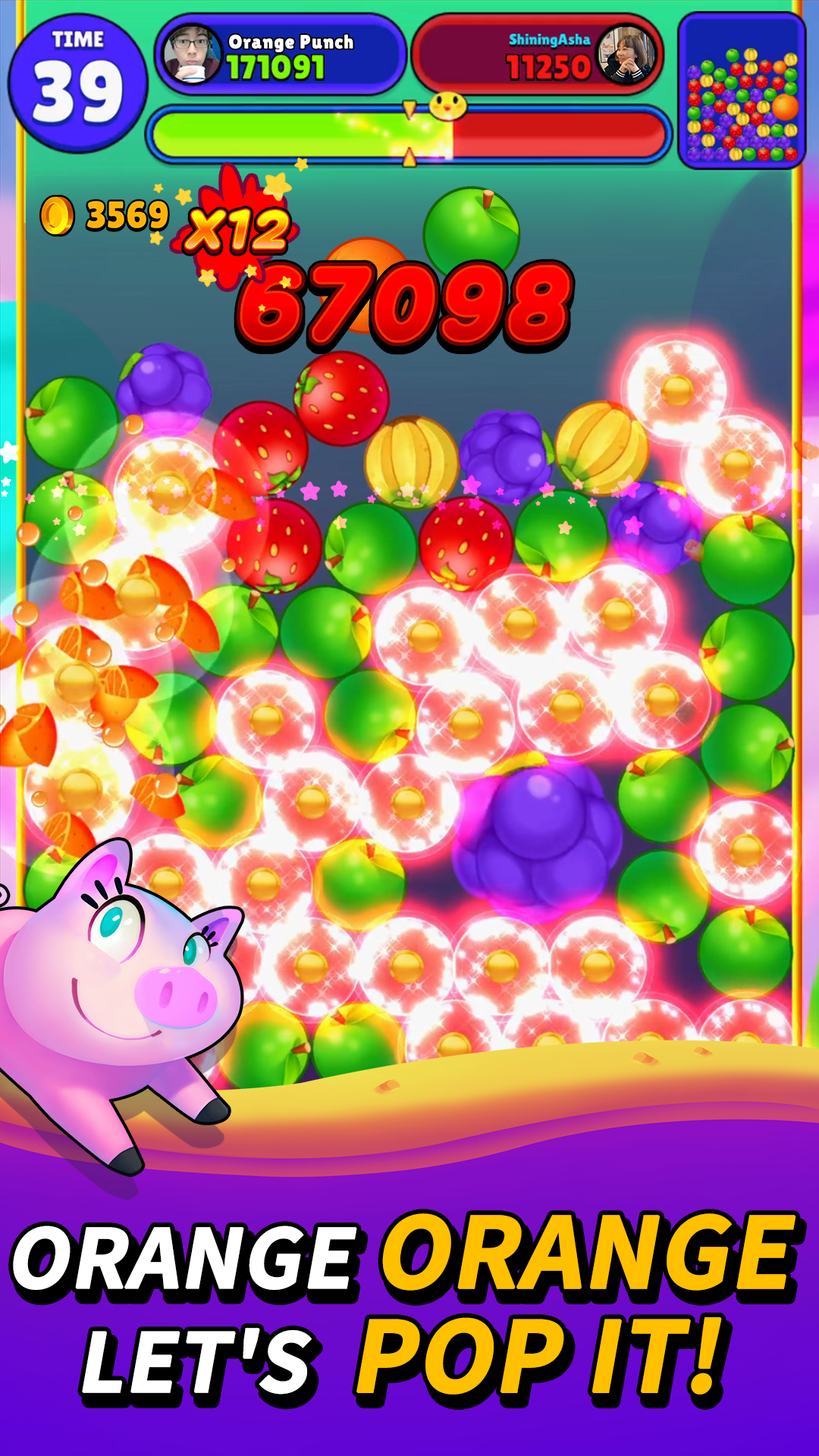 Screenshot of ORANGE BANANA PUNCH WORLD