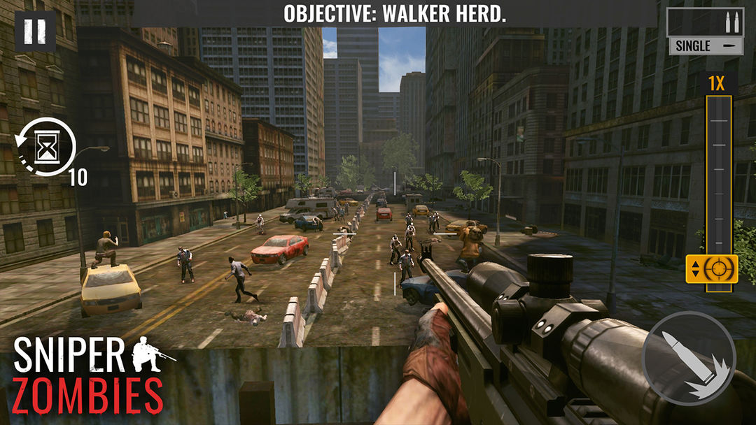 Screenshot of Sniper Zombies: Offline Games