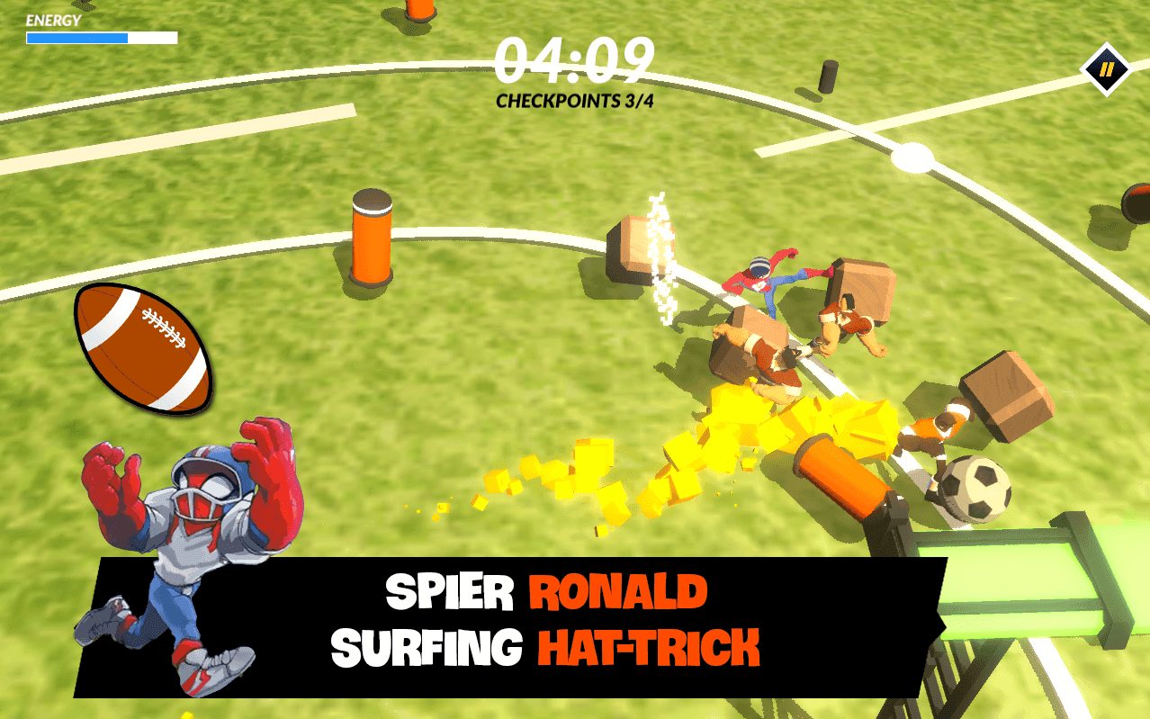Spider Ronald Soccer Racing ภาพหน้าจอเกม
