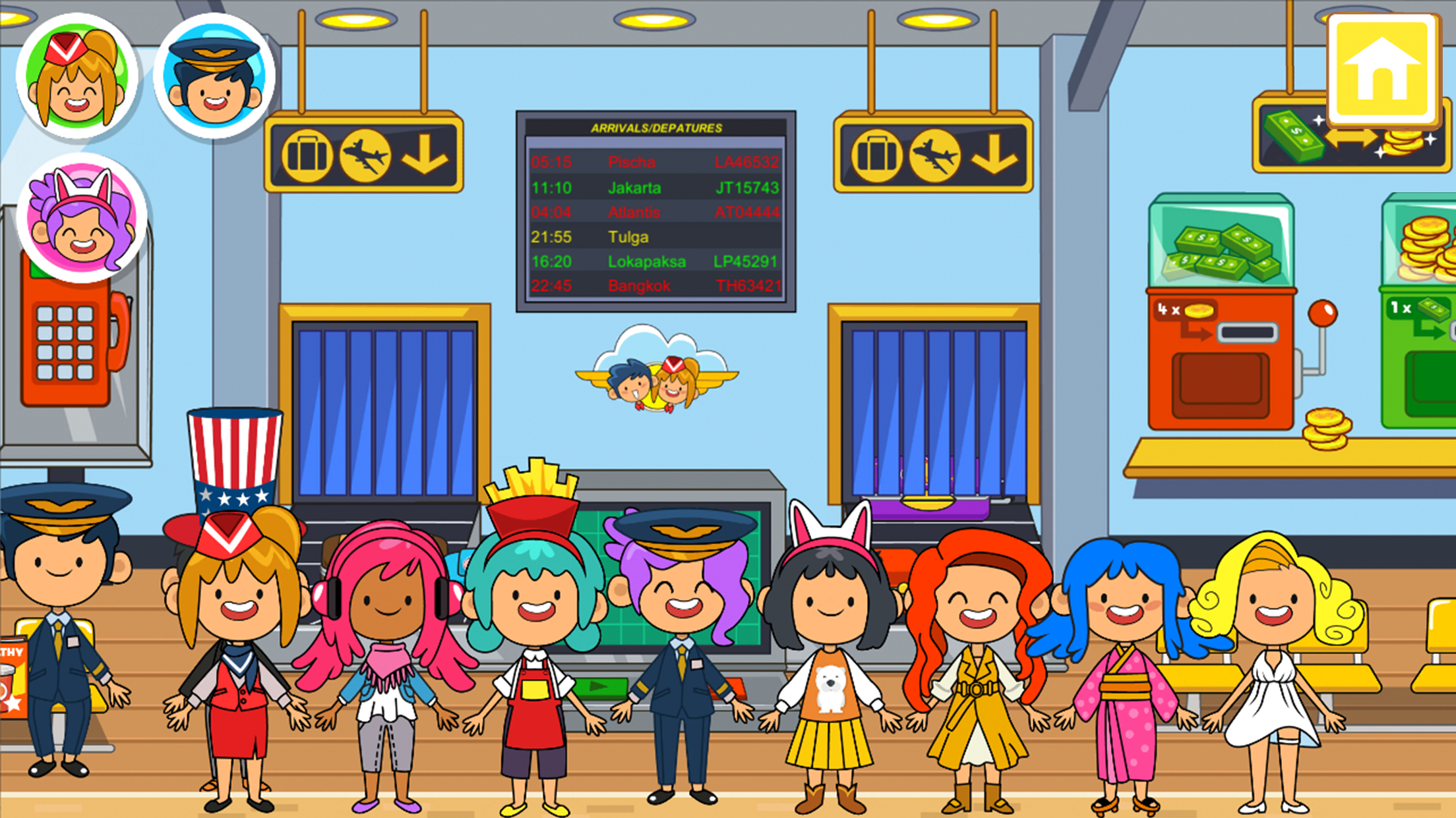 My Pretend Airport Travel Town ภาพหน้าจอเกม