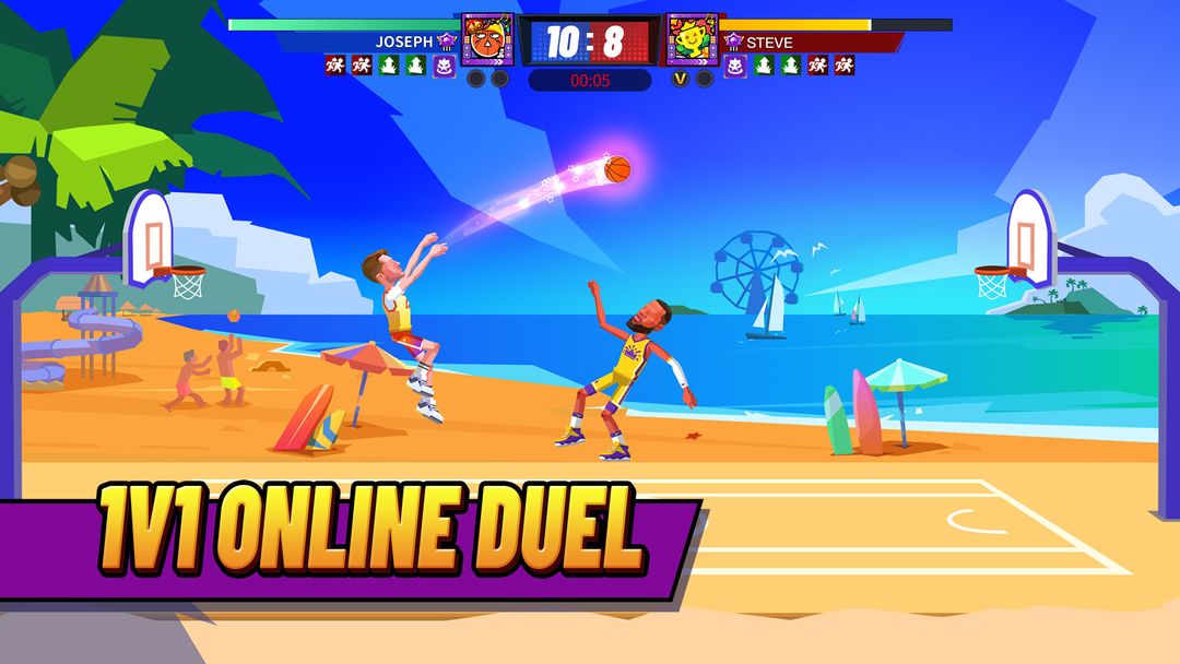 Basketball Duel: Online 1V1 게임 스크린 샷