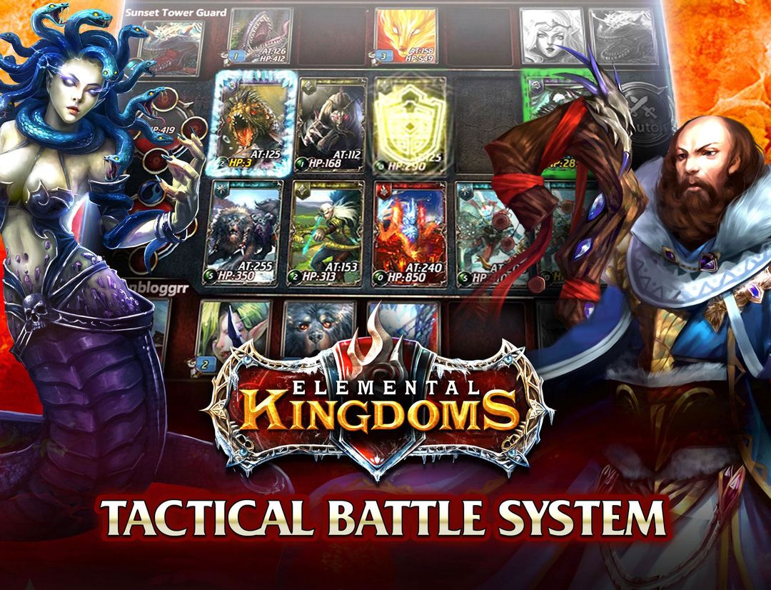 Screenshot of Elemental Kingdoms (CCG)