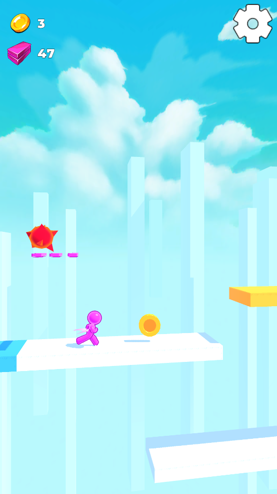 Cuplikan Layar Game Kinetic Steps 3D