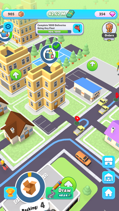 Скриншот игры City Delivery Tycoon