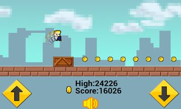 City Pixel Runner Game Screenshot