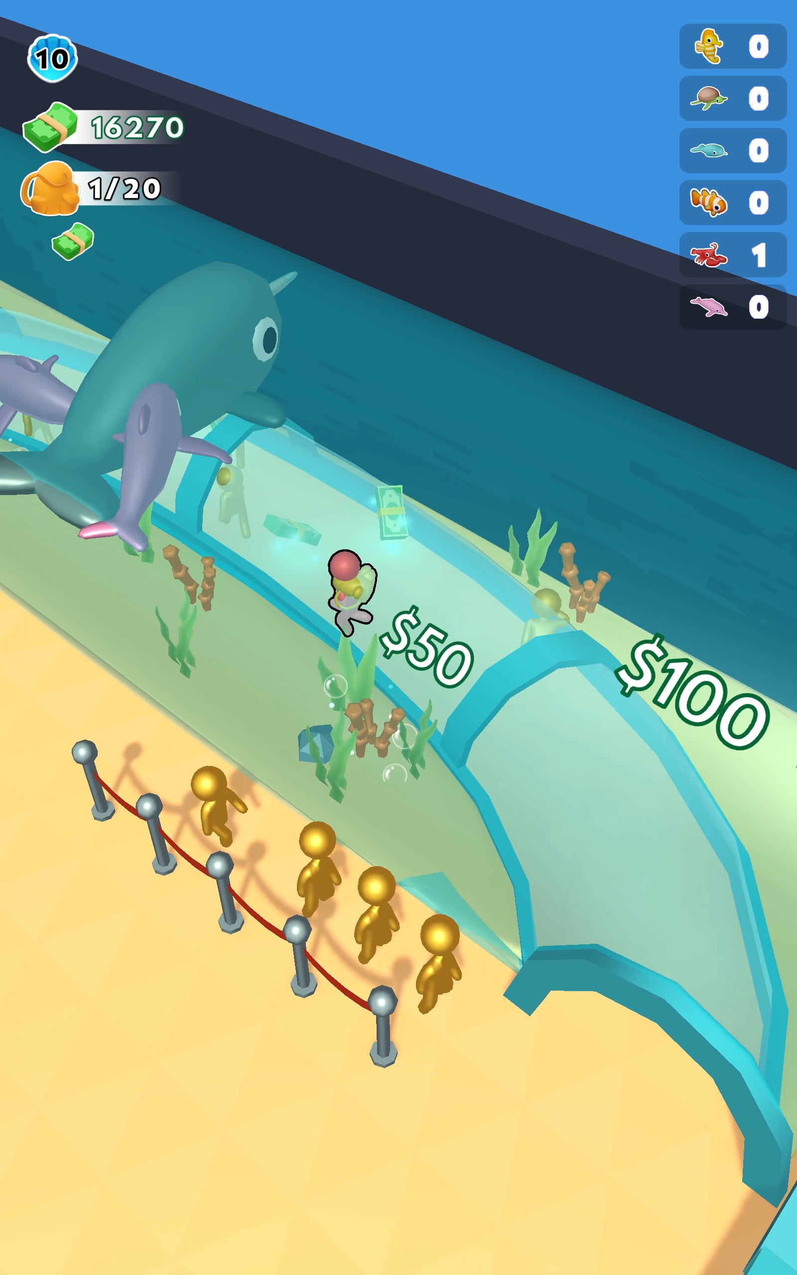 Screenshot of Aquarium Land - Fishbowl World