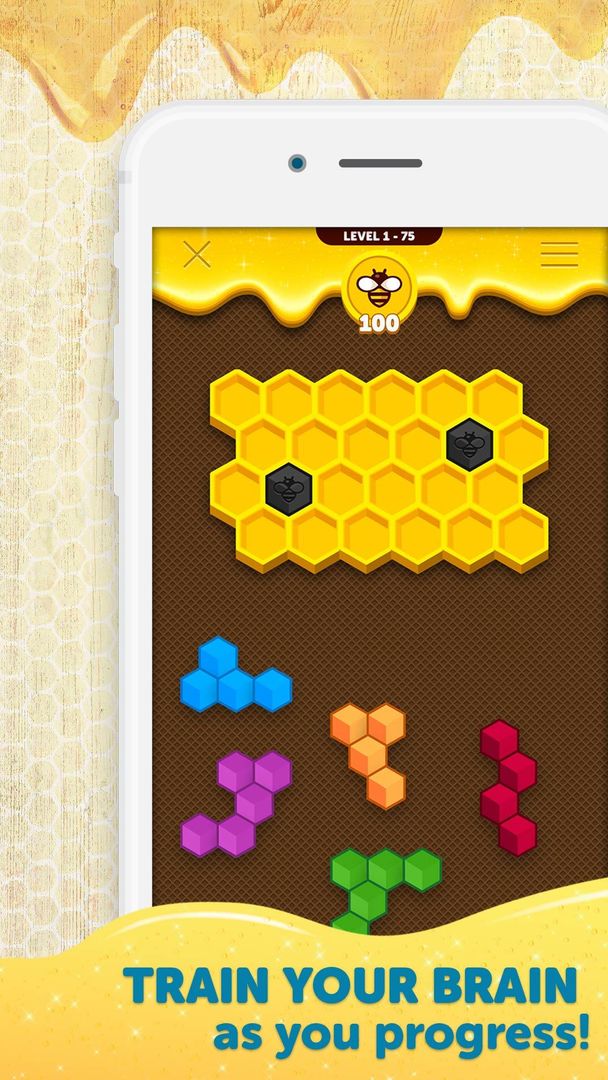 Hexa Buzzle screenshot game