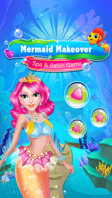 Captura de Tela do Jogo Mermaid Makeover Span & Salon