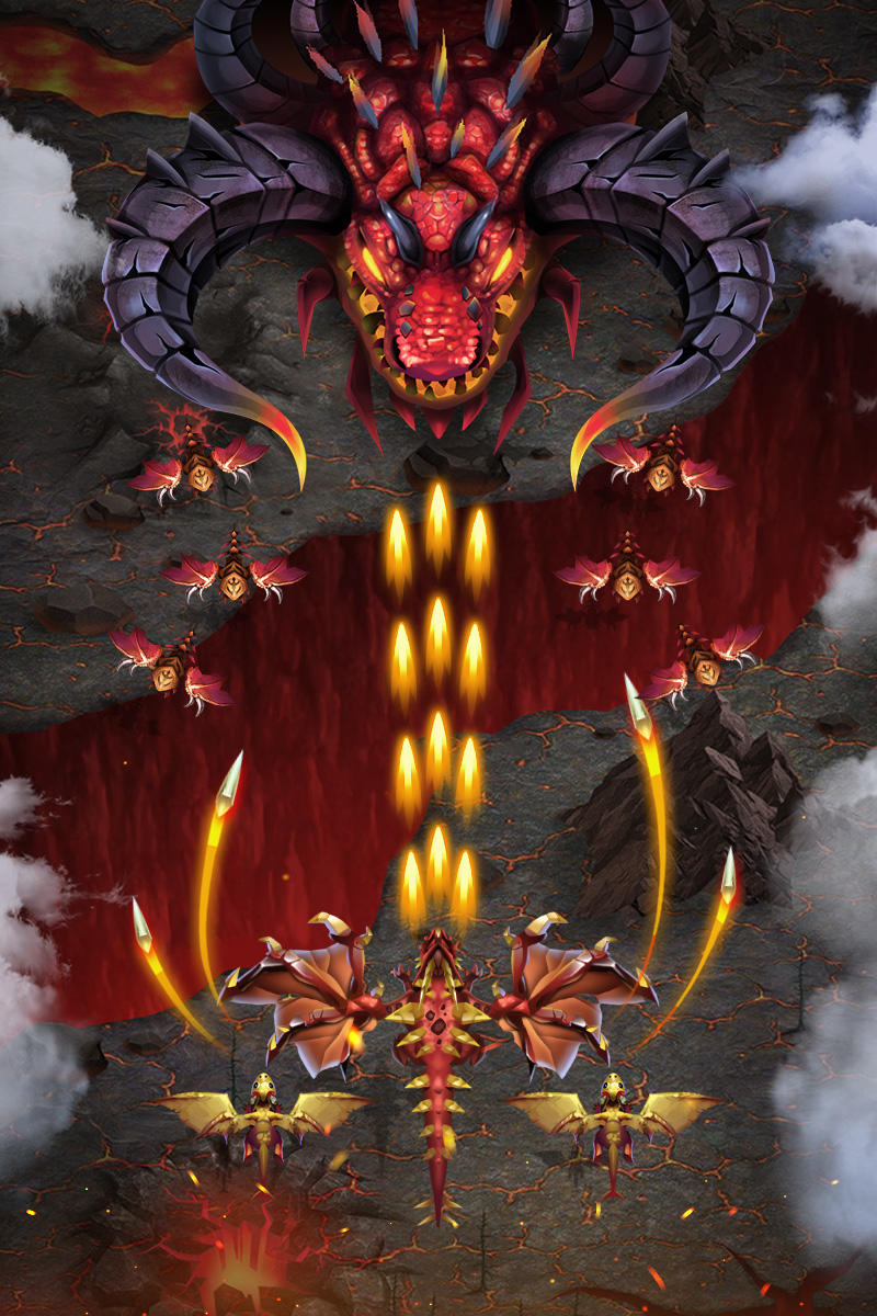 ドラゴンシューター：ドラゴンのエピック戦争 ゲームのスクリーンショット