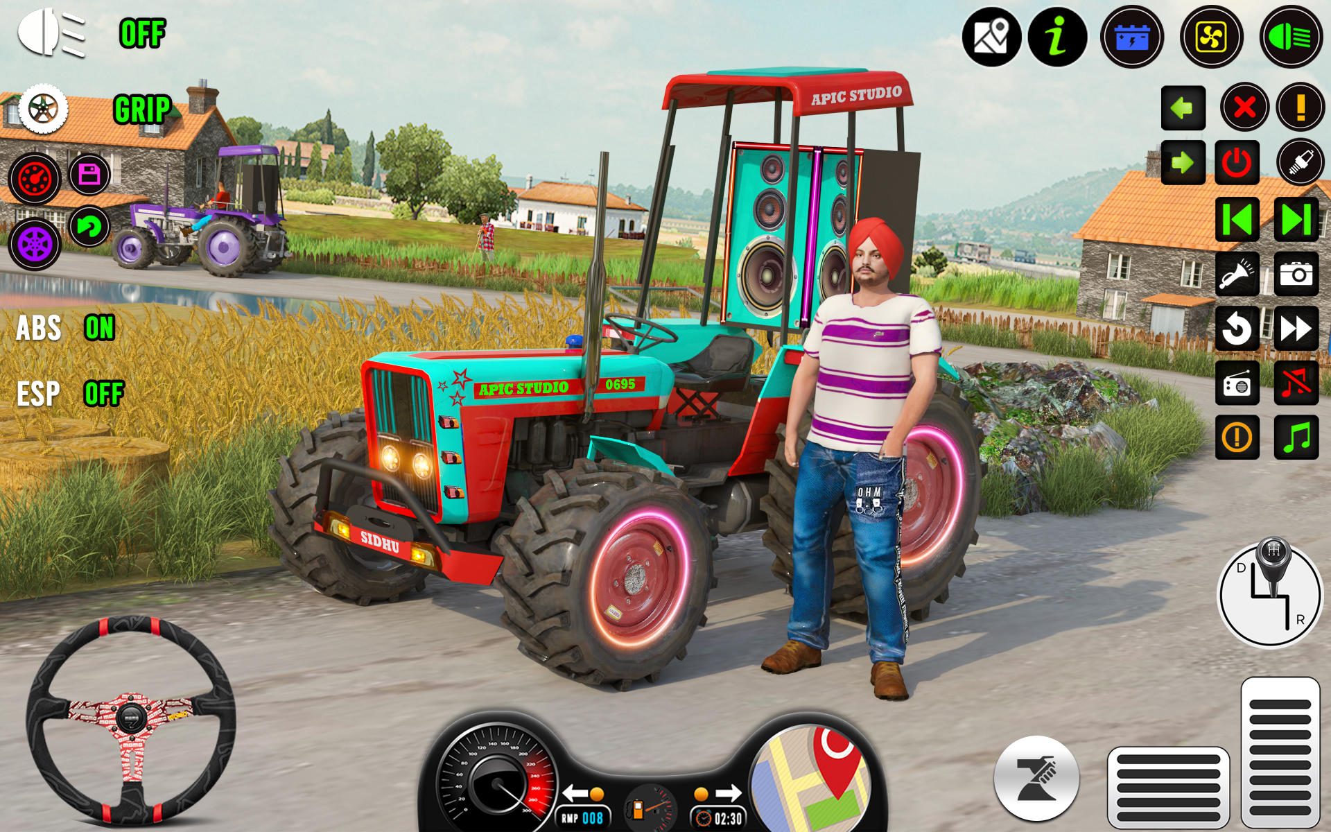 Cuplikan Layar Game Tractor Farming Games Sim 3D