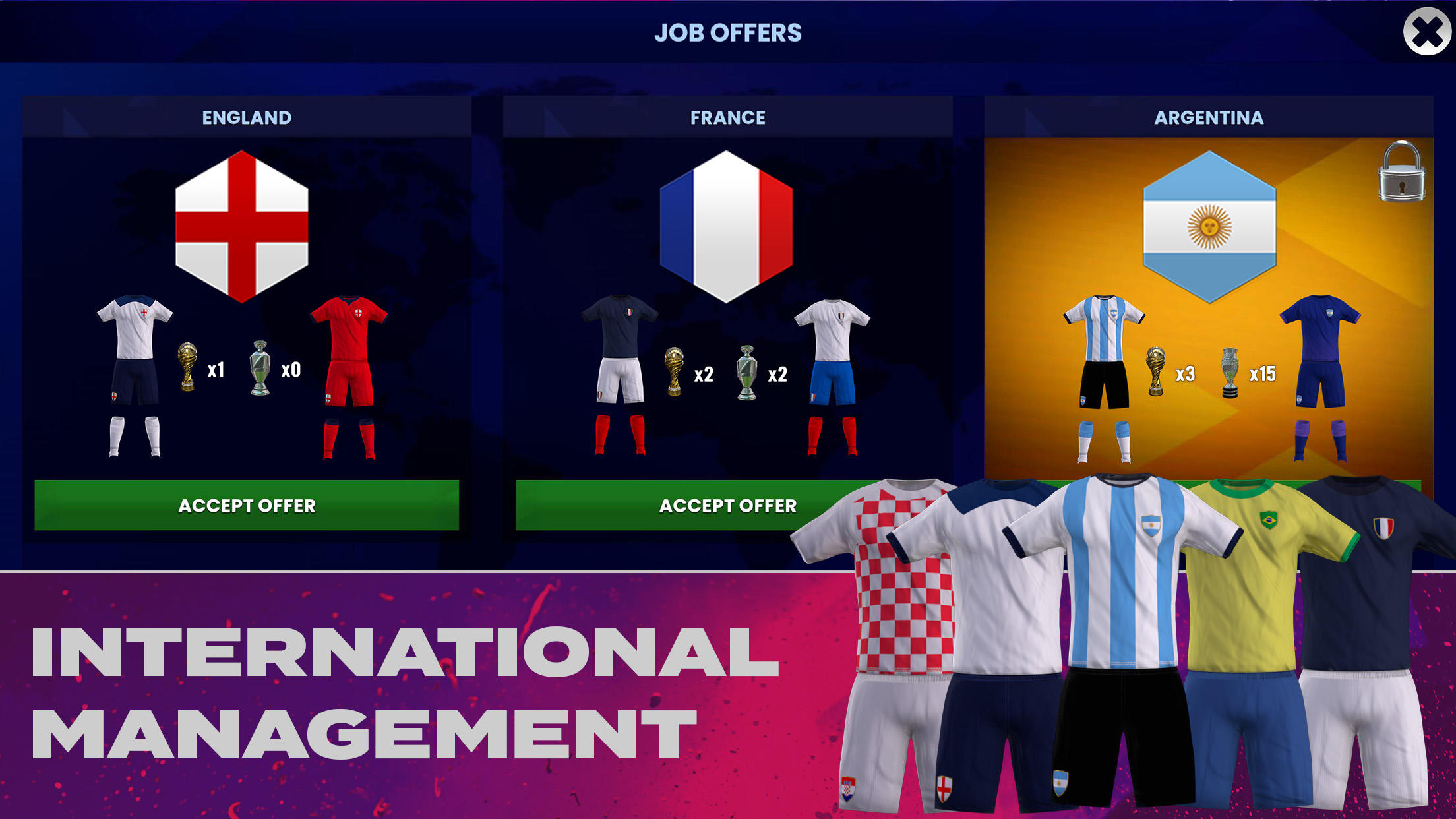 Soccer Manager 2024 - Football Game Screenshot