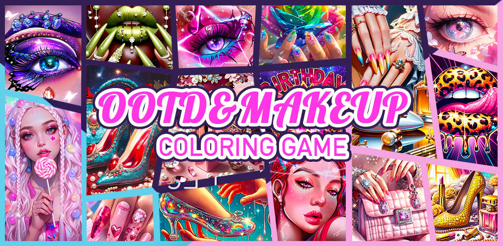 Banner of Makeup & OOTD Coloring Games 