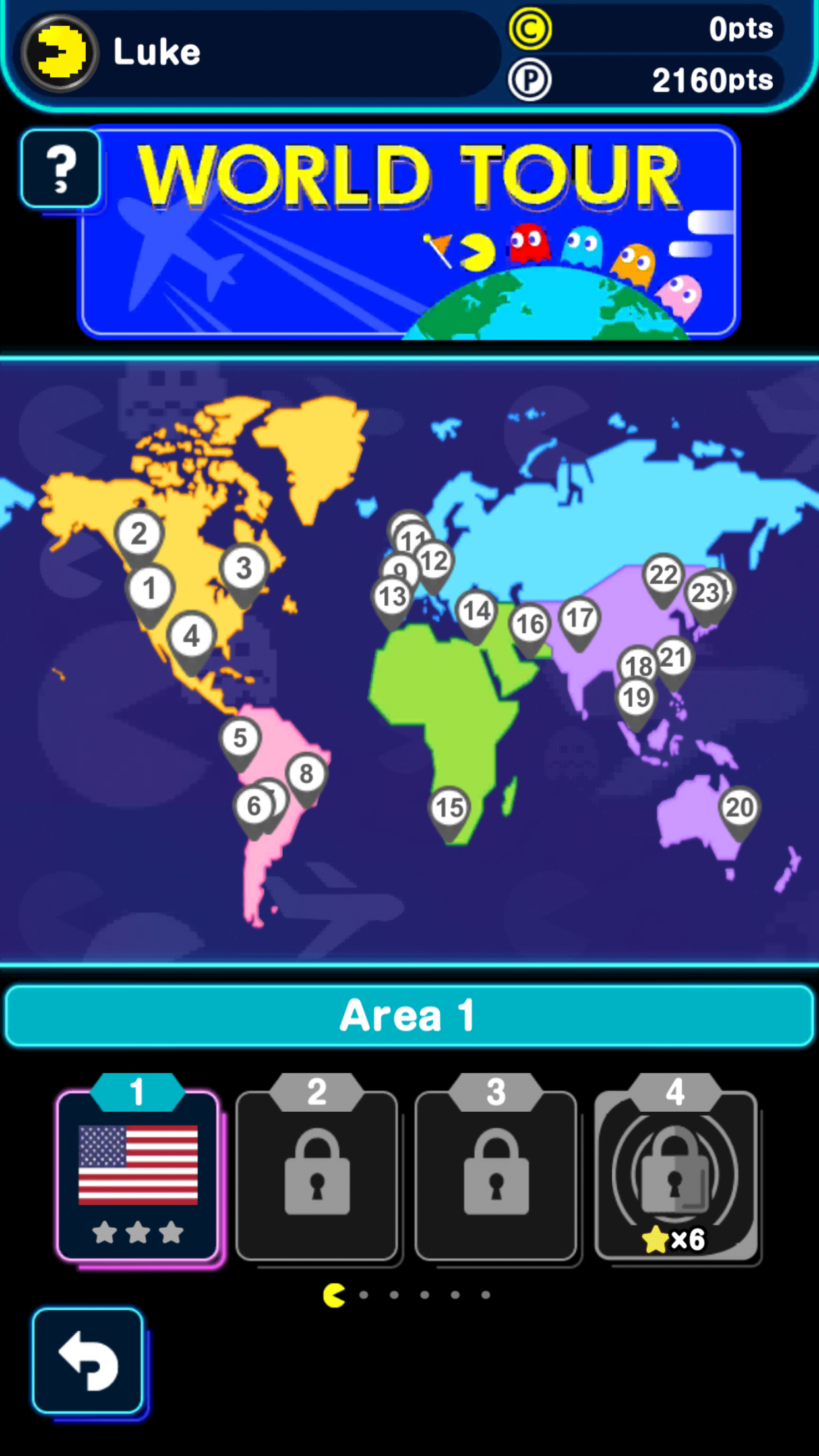Cuplikan Layar Game PAC-MAN GEO
