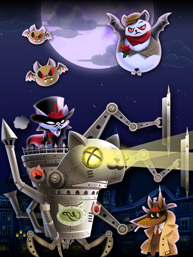 おしゃれ怪盗ワイニャーキャット 게임 스크린샷