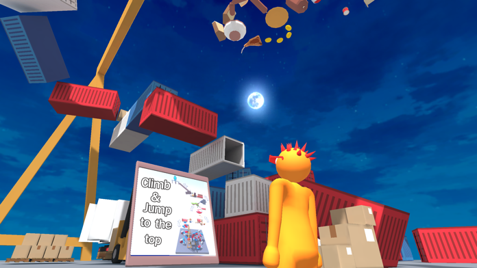 Ragdoll Up: Only Up Challenge Game Screenshot