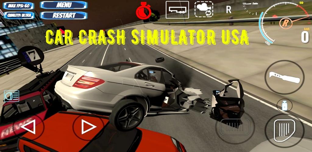 Captura de Tela do Vídeo de Car Crash Simulator USA