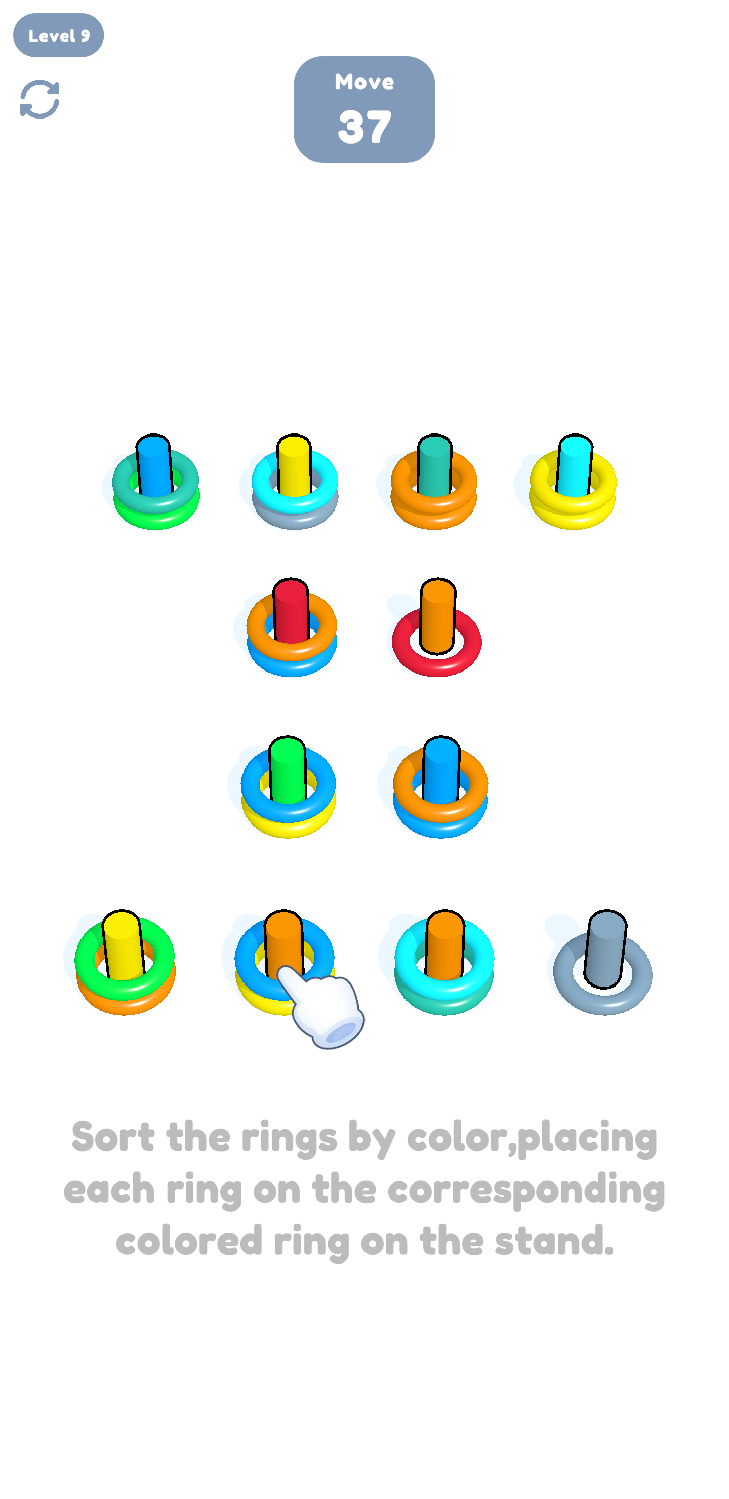 Stack Color Sort Game Screenshot