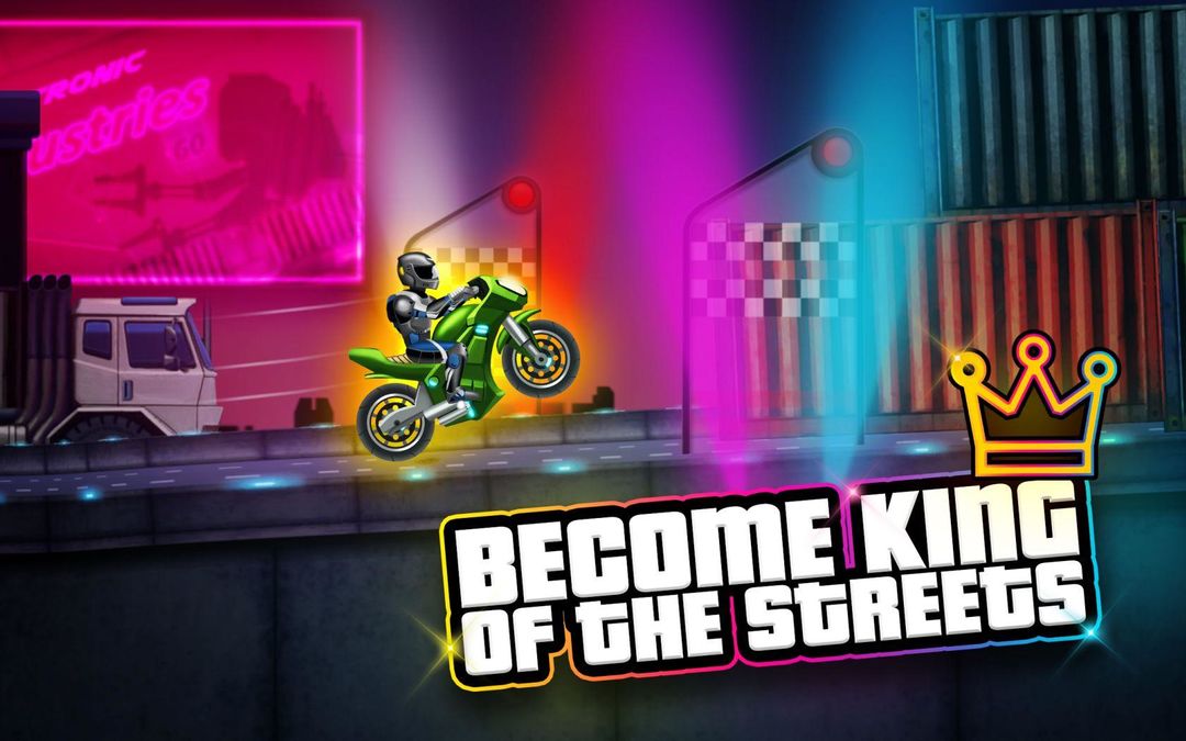 Bike Race: Speed Racer Of Night City screenshot game