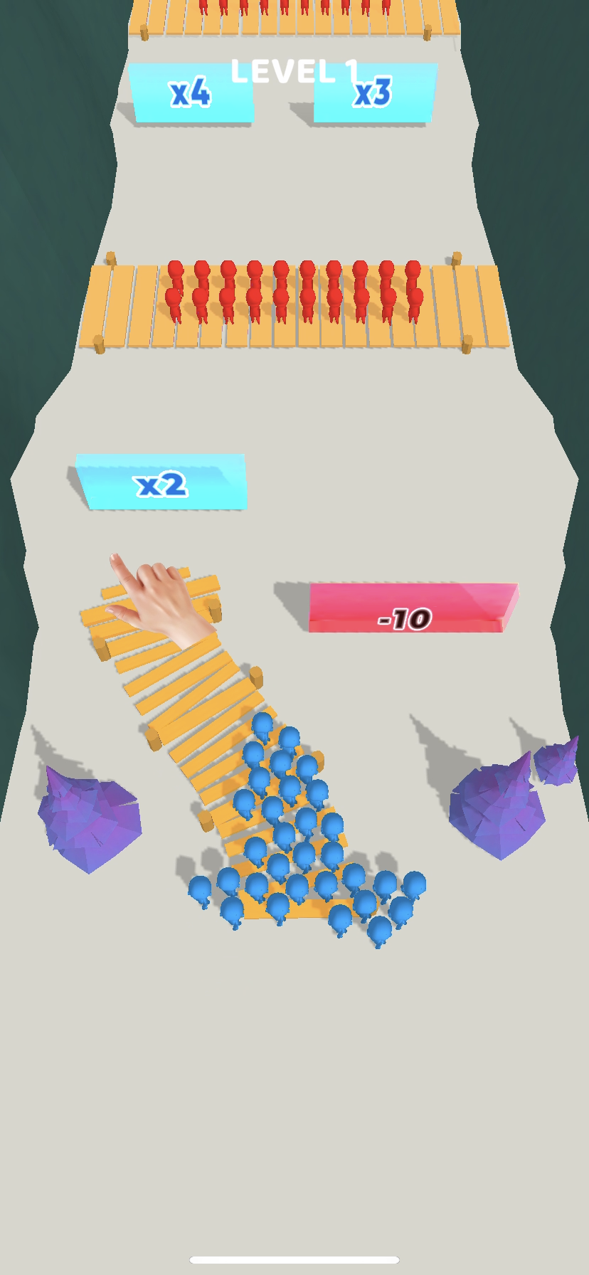 Bridge Battle Game Screenshot