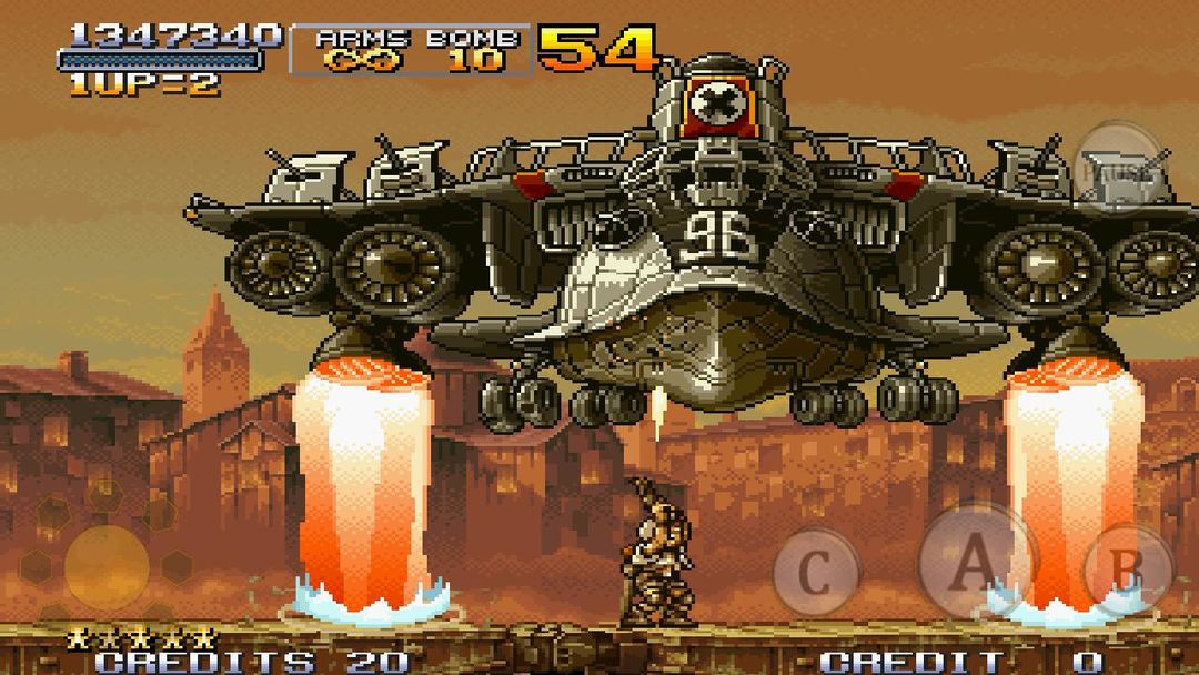 METAL SLUG X screenshot game