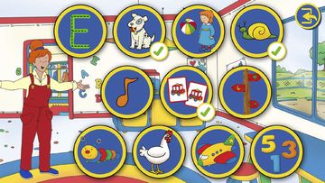 A Day with Caillou Game Screenshot