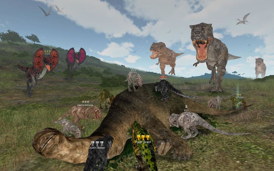 Screenshot of Dinos Online