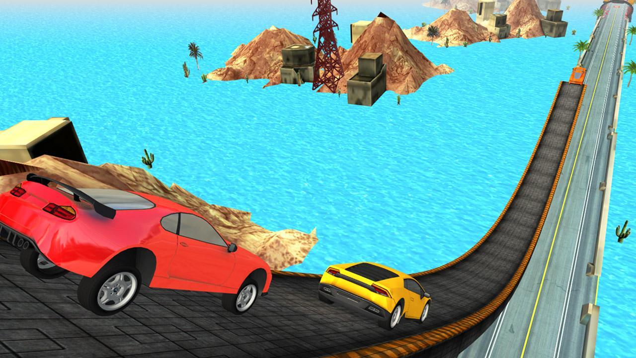 Mega Ramp Car Stunts Game Game Screenshot