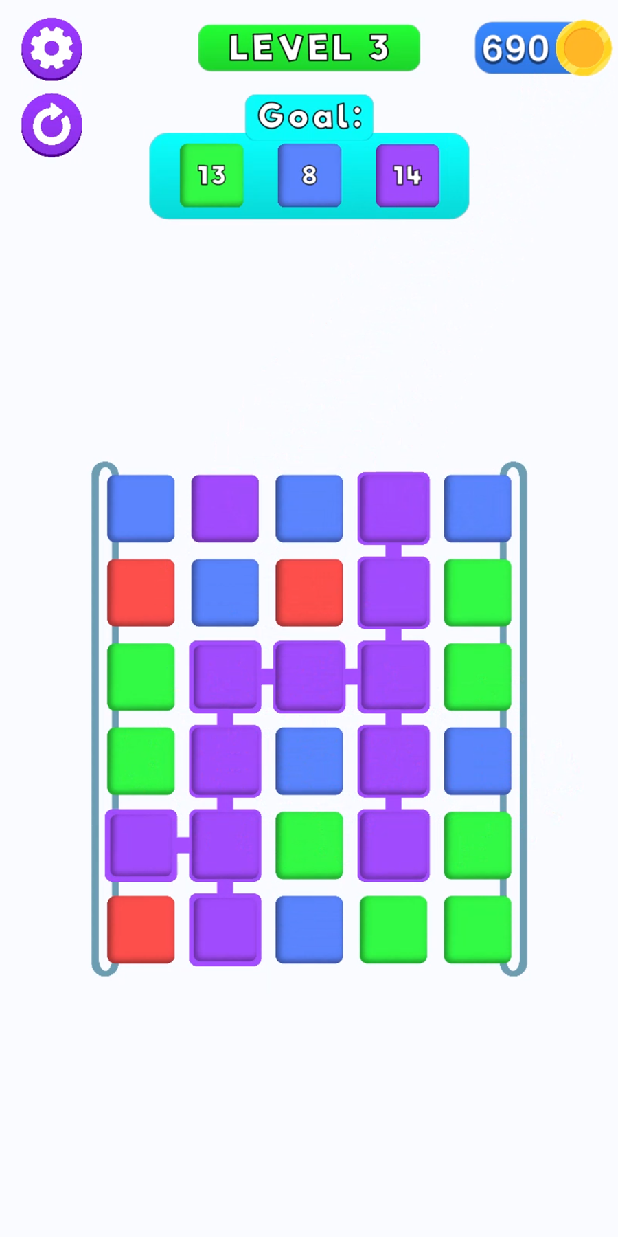 Скриншот игры Blocks Line