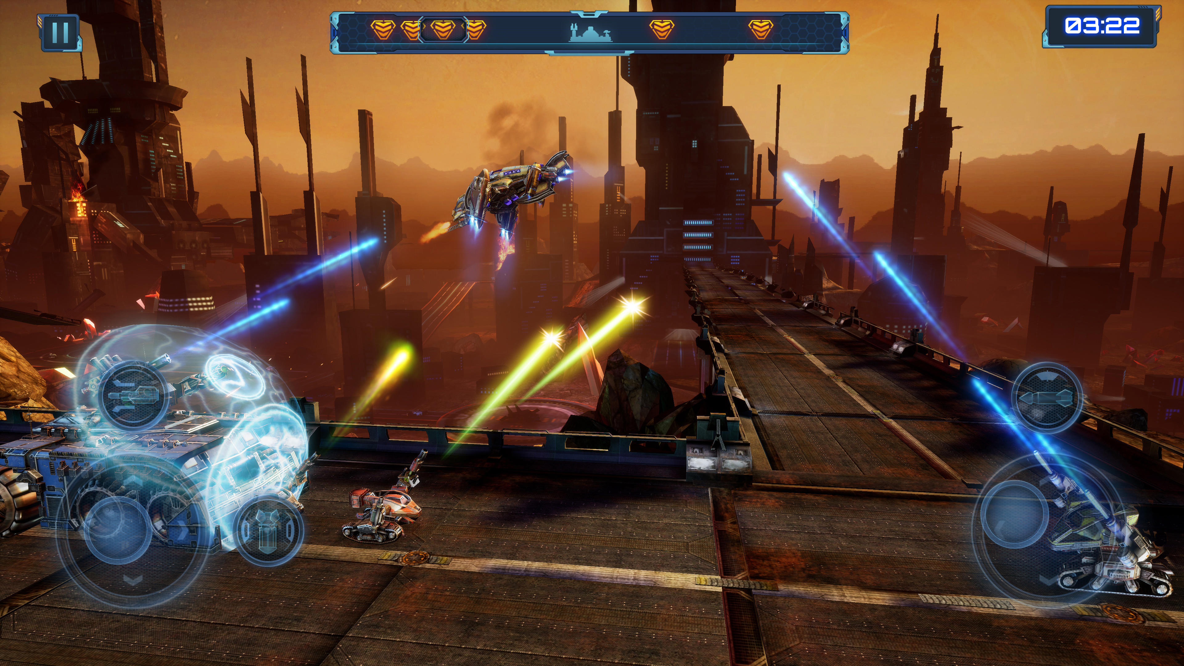 Red Siren: Robot and Mecha War Game Screenshot