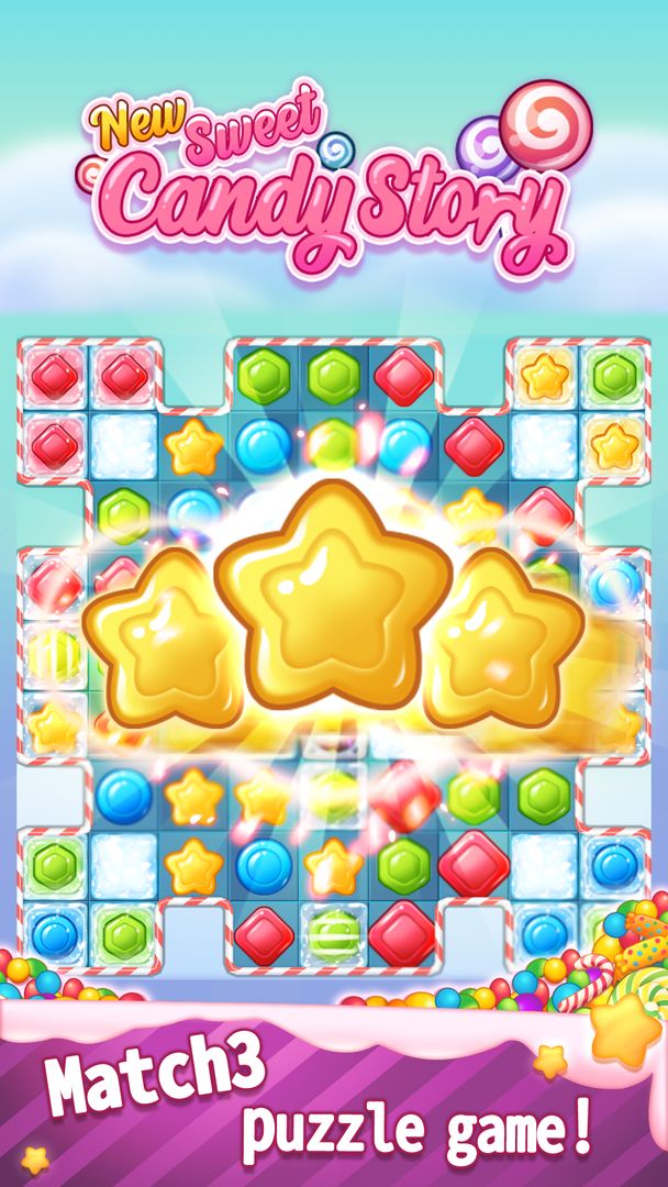 Screenshot of New Sweet Candy Story: Puzzle Master
