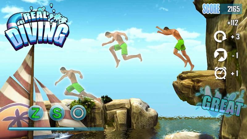 Real Diving 3D ภาพหน้าจอเกม
