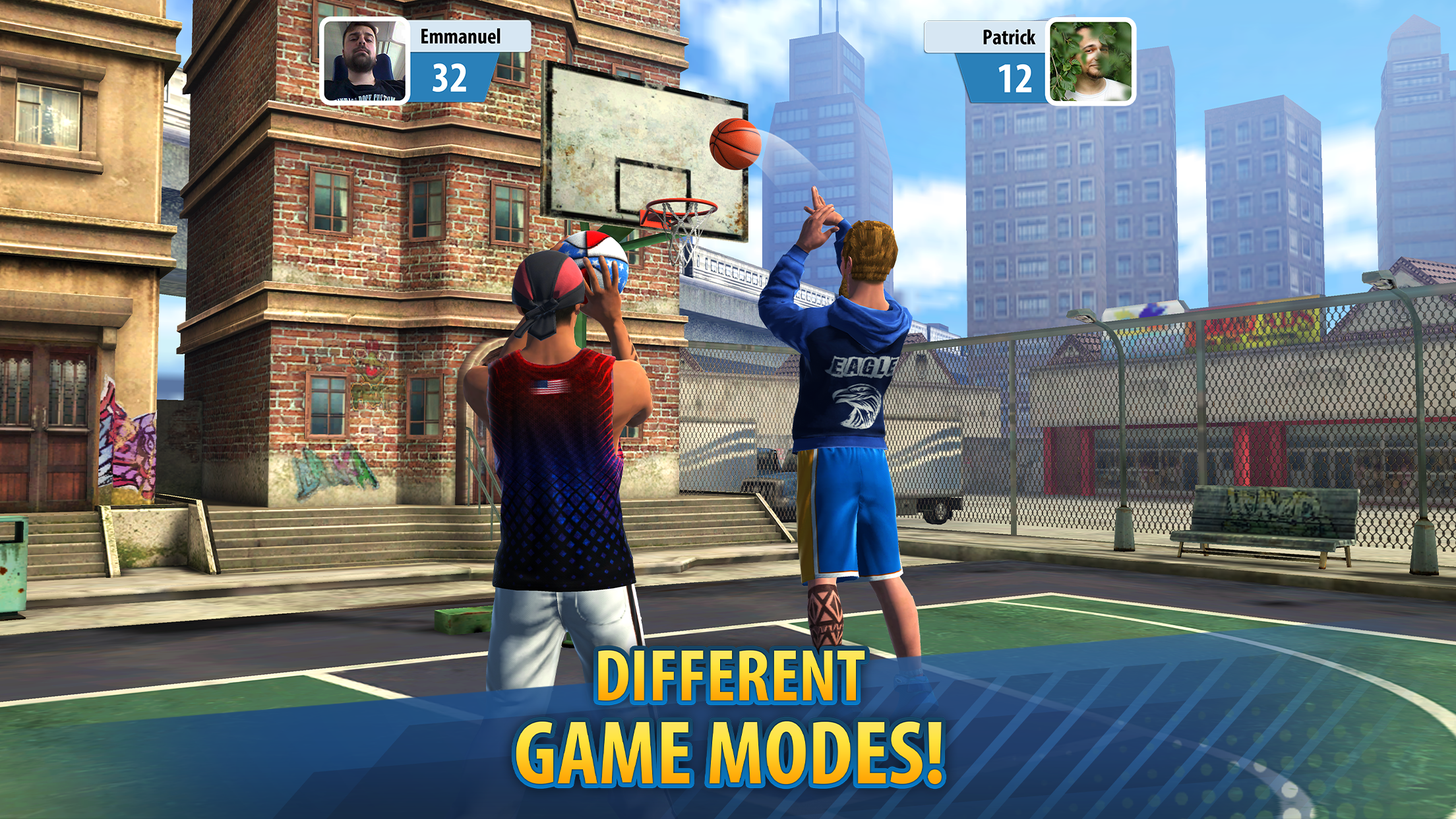 Cuplikan Layar Game Basketball Stars: Multiplayer