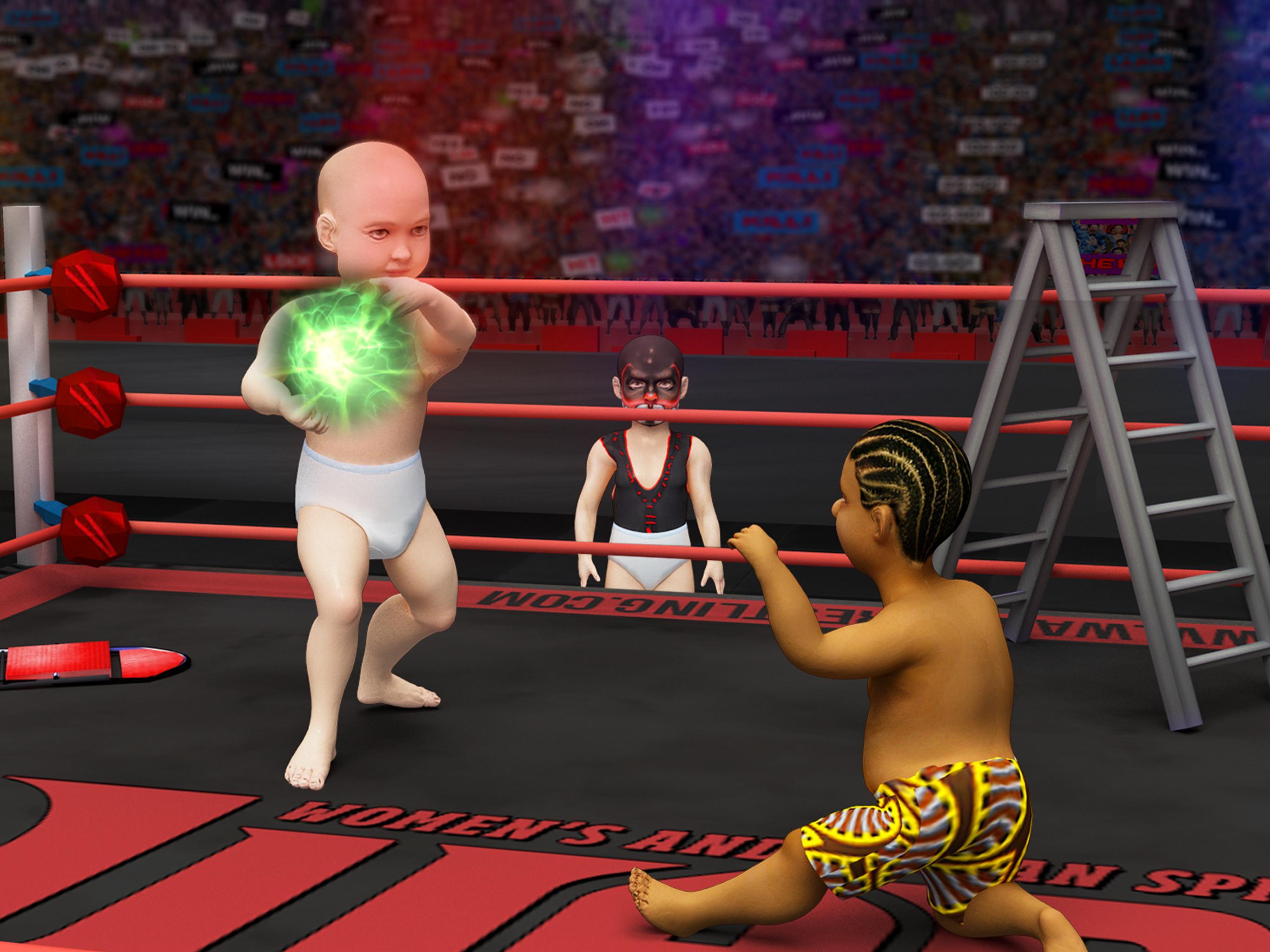 Скриншот игры Dwarf Wrestling: Smack the super junior wrestlers